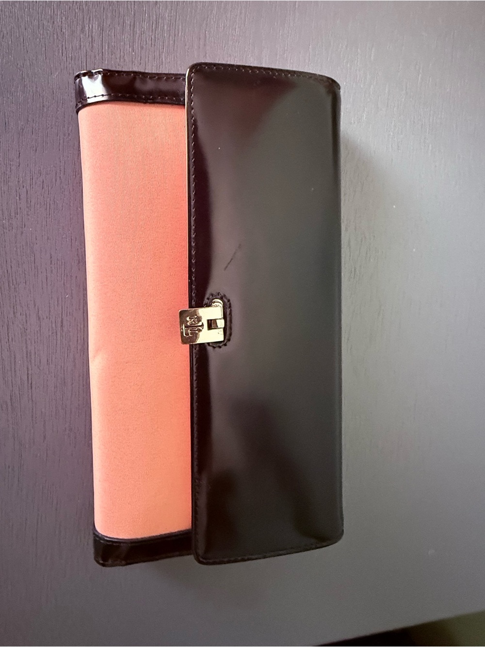 Ralph Lauren Women's Black and pink Clutch Wallet -